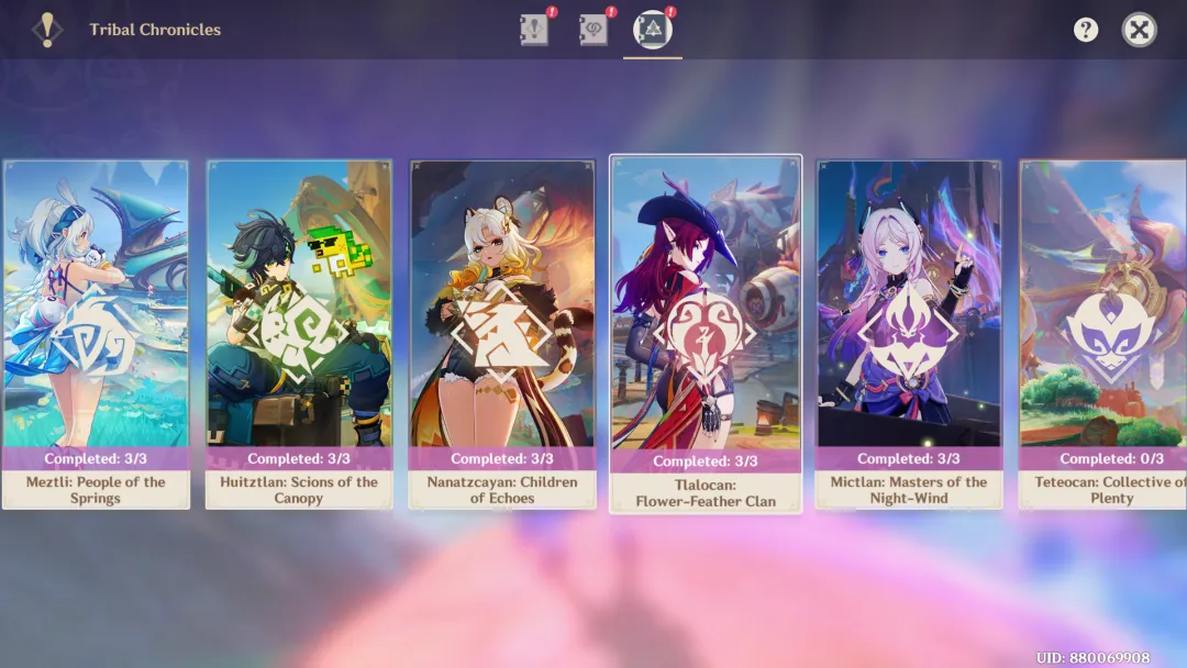 Selesai World Quest & Reputasi