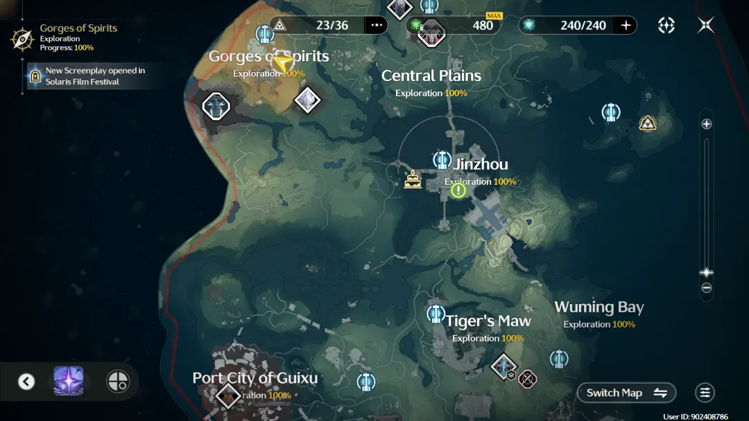 Eksplorasi Map Huanglong 100%